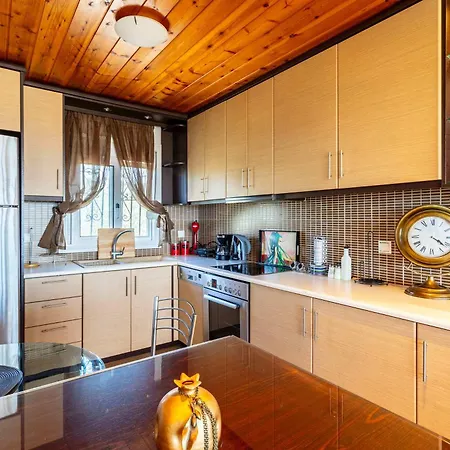 公寓 Seaview & Nature Retreat - Filiatra's Cozy Hideaway 菲利亚特拉